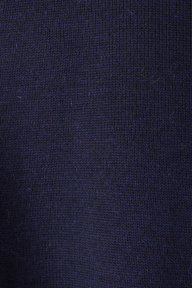 
                  
                    Le Tricoteur Adults Navy Cropped Guernsey Jumper
                  
                