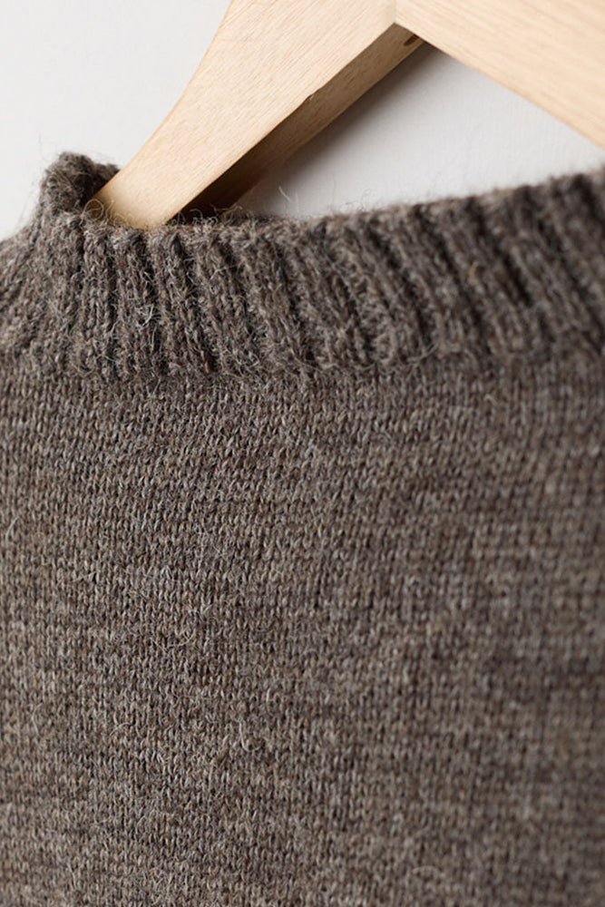 
                  
                    Le Tricoteur Adults Undyed Cropped Guernsey Jumper
                  
                