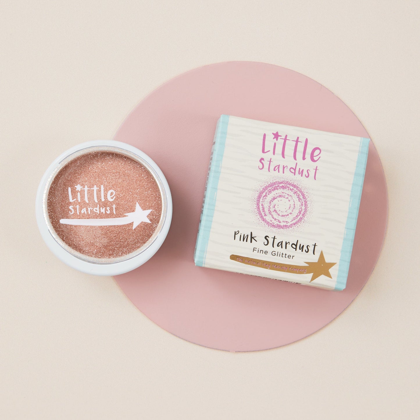 The Natural Play Make Up Company Pink Stardust Biodegradable Glitter (6g)