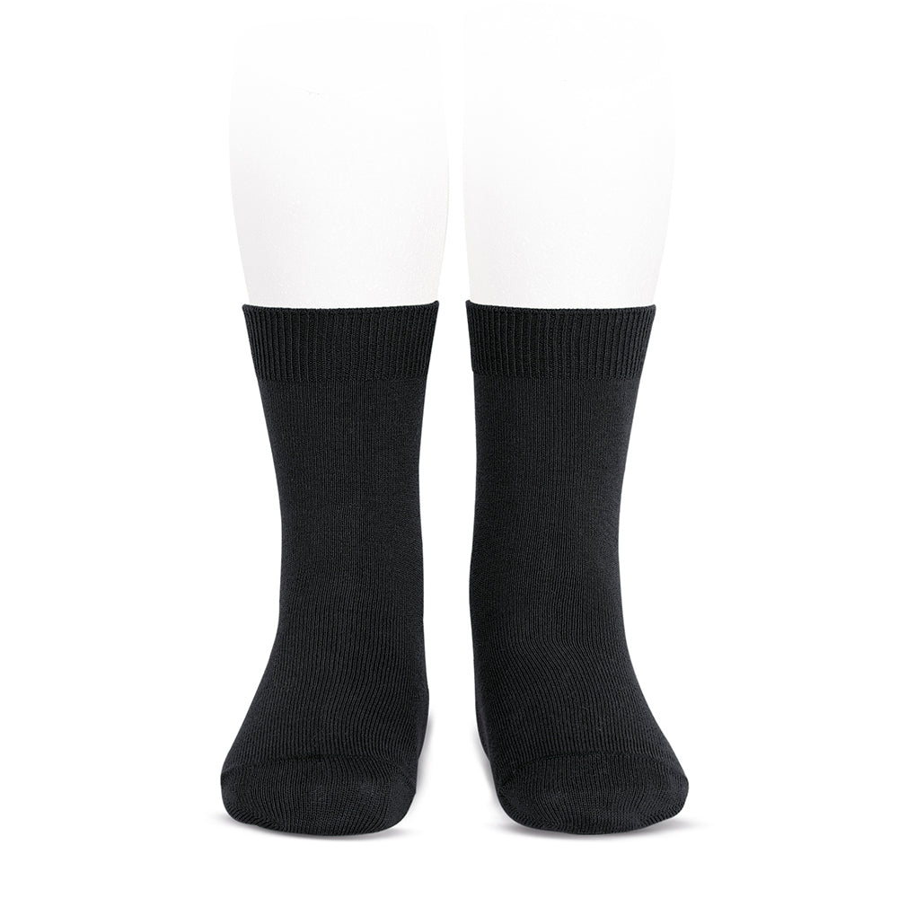 Cóndor Short Cotton Socks - Black