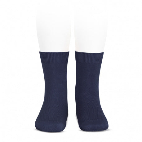 Cóndor Short Cotton Socks - Navy Blue