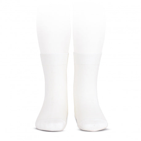 Cóndor Short Cotton Socks - White