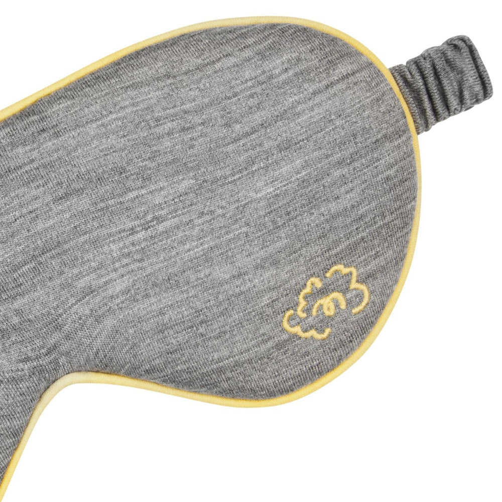 Smalls Pure Merino Sleepy Eye Mask - Grey Marl