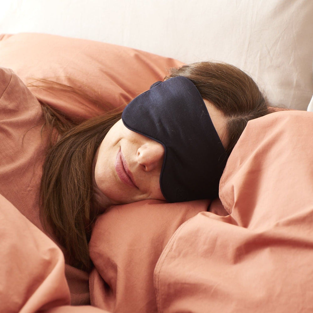Smalls Pure Merino Sleepy Eye Mask - Midnight Navy