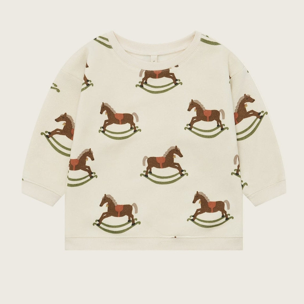 Organic Zoo Rocking Horse Sweatshirt