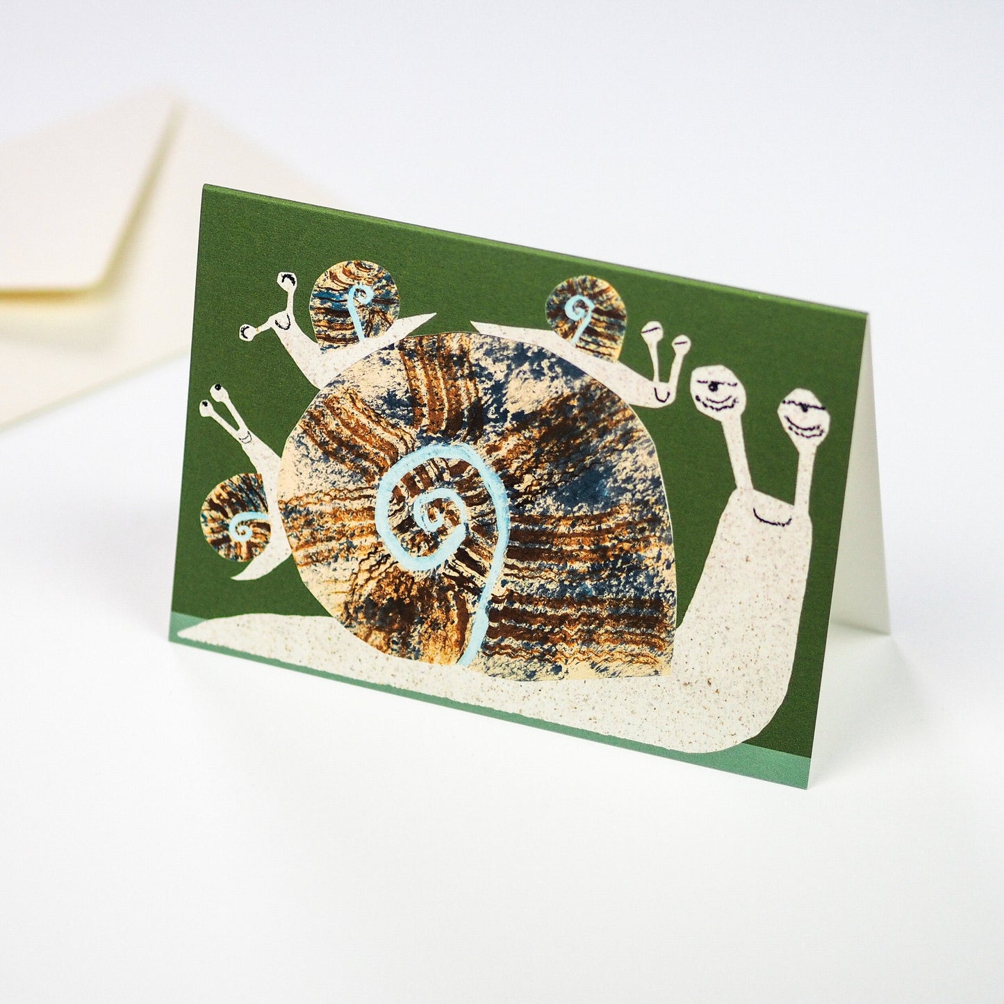 Hadley Paper Goods Snail Family Card