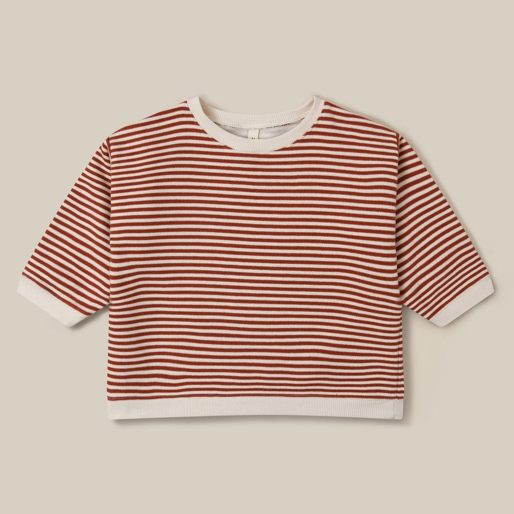 Organic Zoo Paprika Stripes Sweatshirt