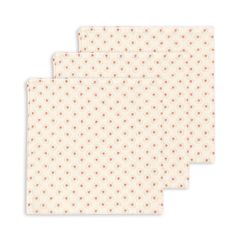 Konges Sløjd 3 Pack Muslin Cloths - Mirage