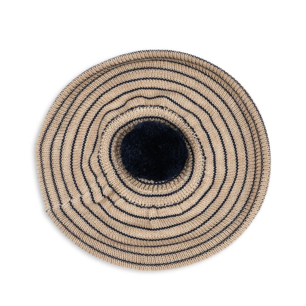 Konges Sløjd Louli Beret - Stripe Blue