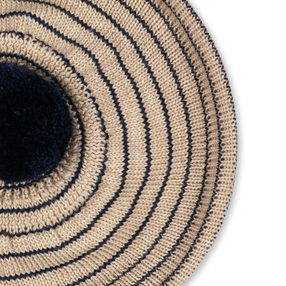 Konges Sløjd Louli Beret - Stripe Blue
