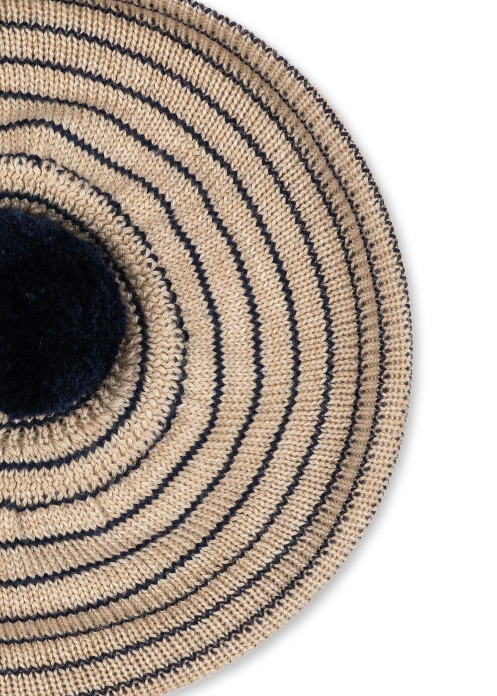 Konges Sløjd Louli Beret - Stripe Blue