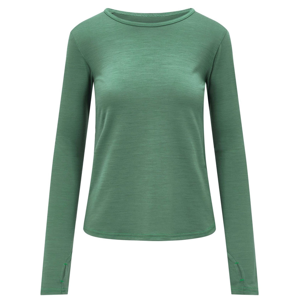 
                  
                    Smalls Women's Merino Long Sleeve, Emerald Green
                  
                