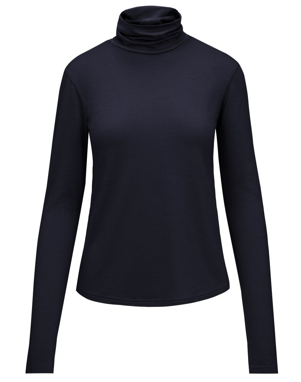 Smalls Women's Merino Polo Neck, Midnight