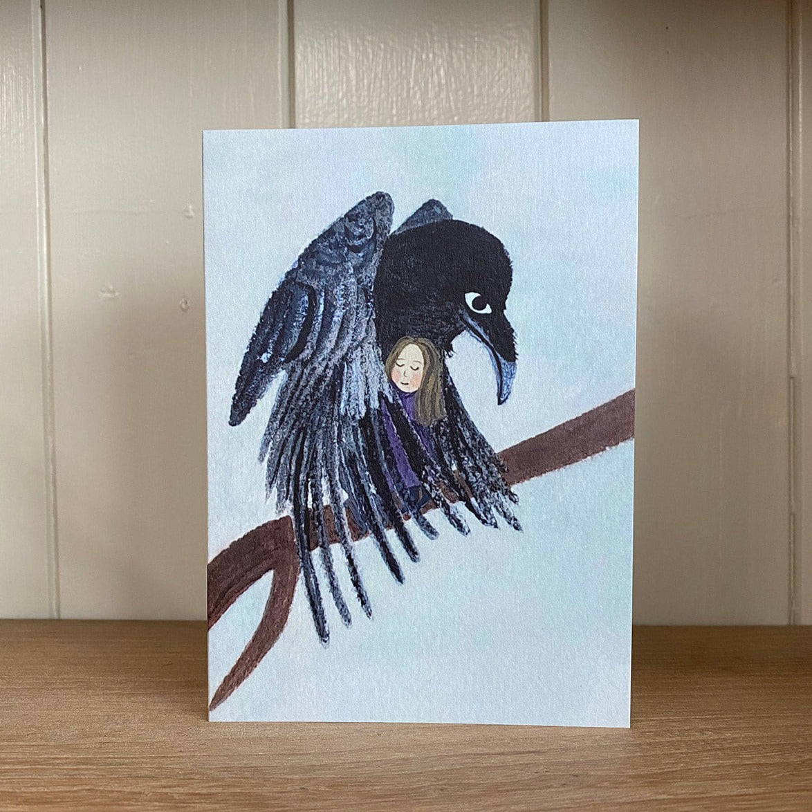 Lydia Mae Design Put Your Wings Around Me Greetings Card