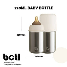 Onegreenbottle 270ml Stainless Steel Baby Bottle (For Ages 6M+) - Milk