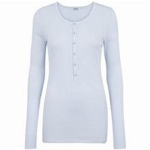  MarMar Copenhagen Women's Long Sleeve Dove Henley Tee Shirt