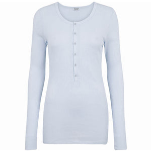 MarMar Copenhagen Women's Long Sleeve Dove Henley Tee Shirt