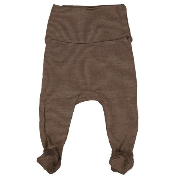 MarMar Copenhagen Mar Mar Wool Pixa Footed Baby Trousers - Terre