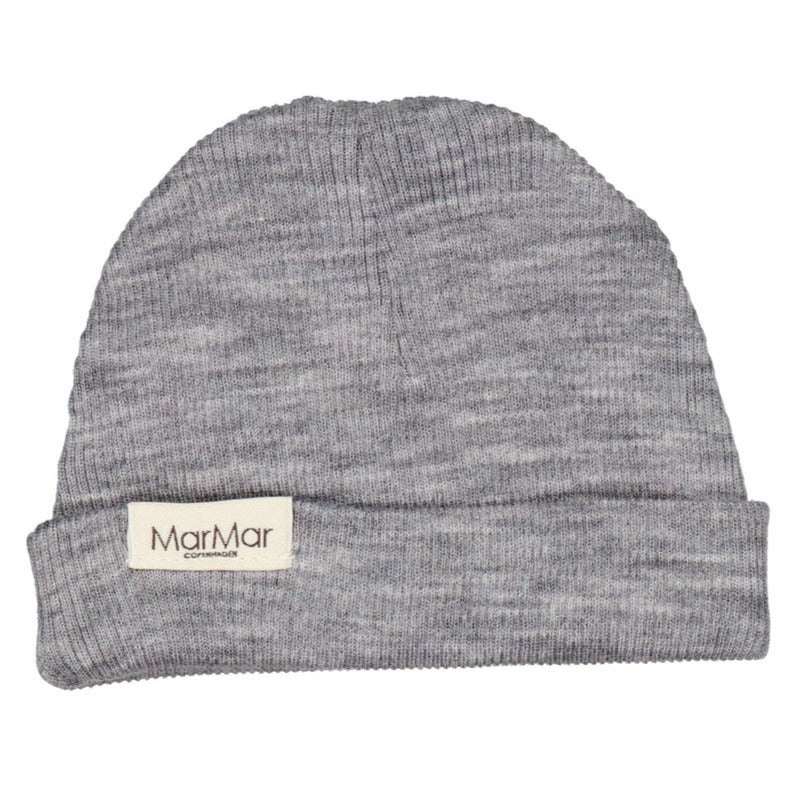 MarMar Copenhagen Mar Mar Wool Aiko Beanie - Grey Melange