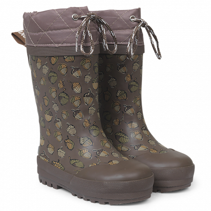 Angulus Winter Rain Boots - Acorn Print