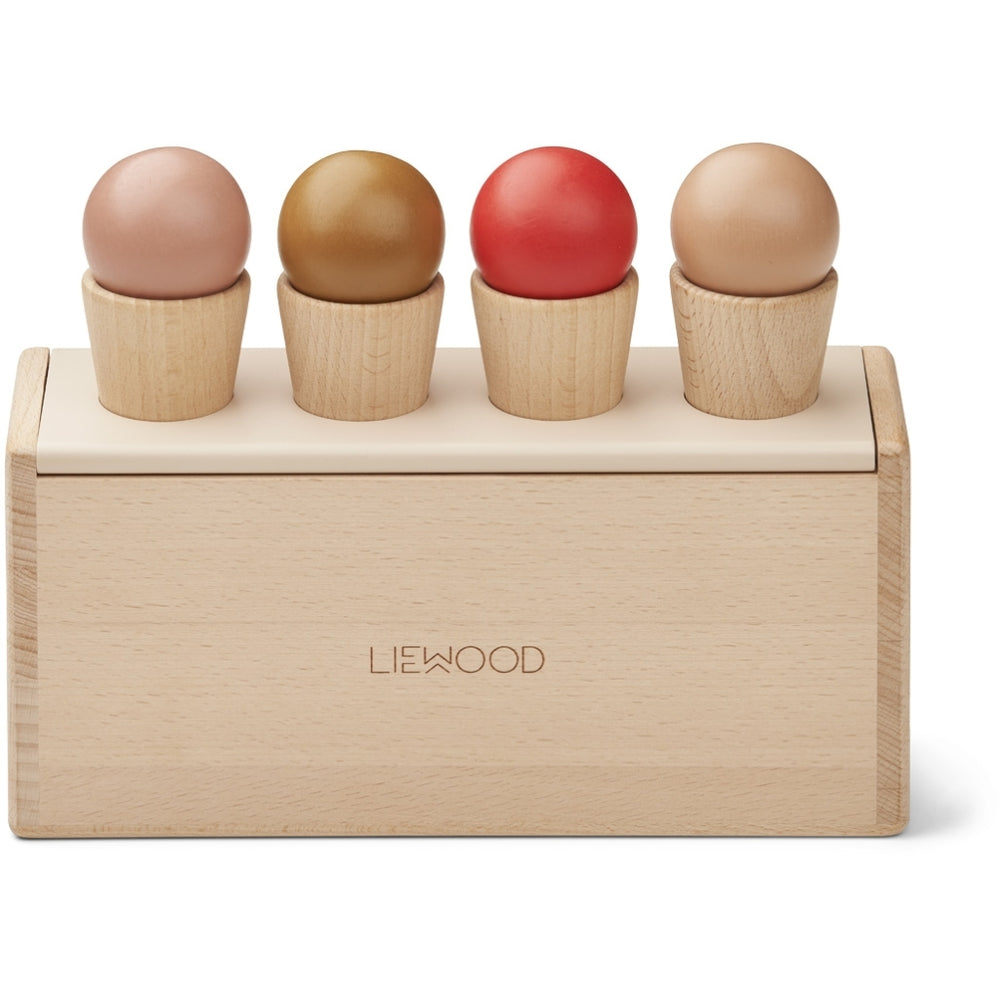 Liewood Etta Beech Wood Ice Cream Set