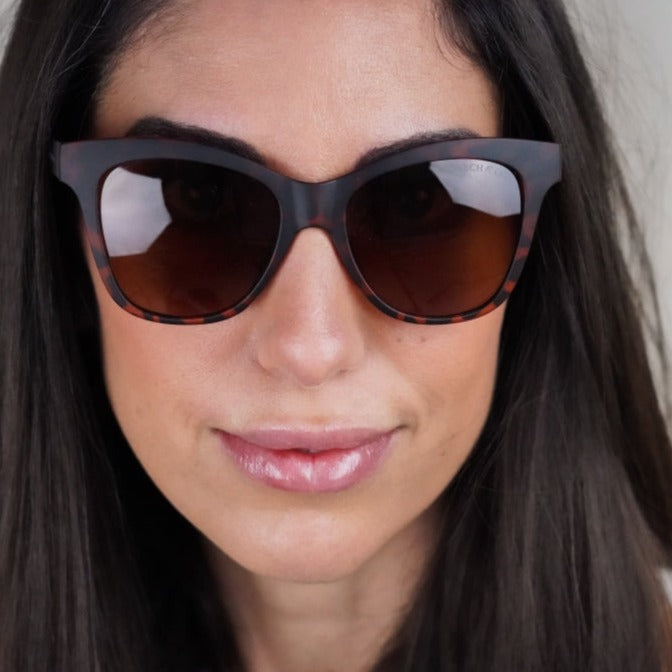 Grech & Co Women's Iconic Wayfarer Sunglasses - Tortoise