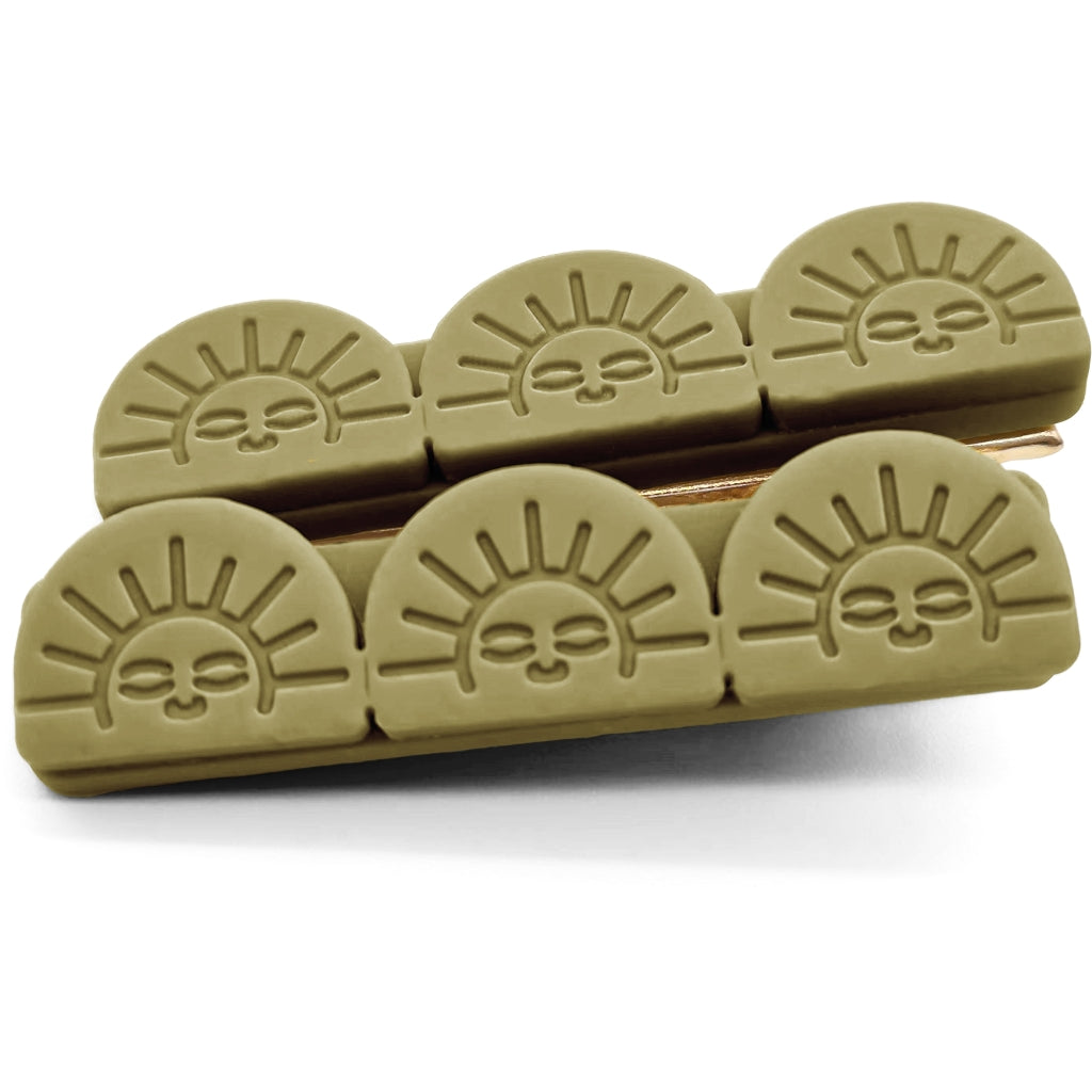 Grech & Co Tri Sun Bar Hair Clips - Set of 2