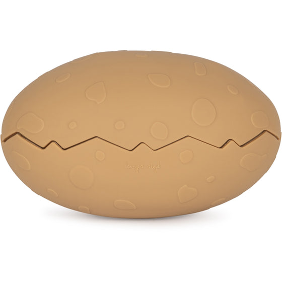 Konges Sløjd Dino Egg Bath Toys - Almond Mix