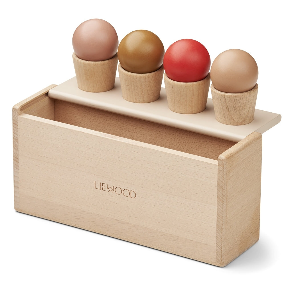 Liewood Etta Beech Wood Ice Cream Set