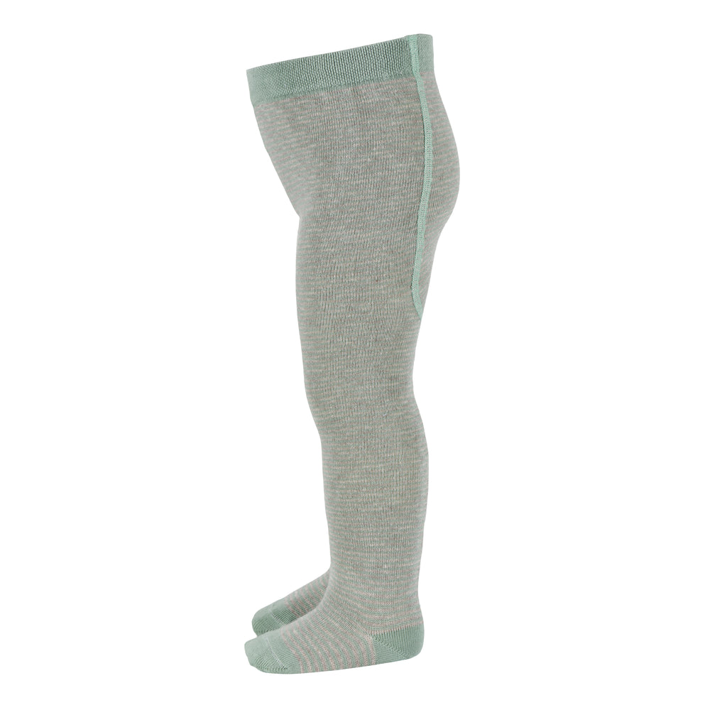 MP Denmark Vigge Cotton Tights - Spearmint Stripe