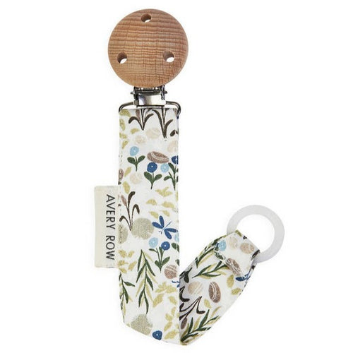 Avery Row Pacifier Holder Strap - Riverbank