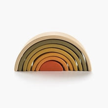 Sabo Concept Mini Wooden Rainbow Stacking Toy - Flower Meadow