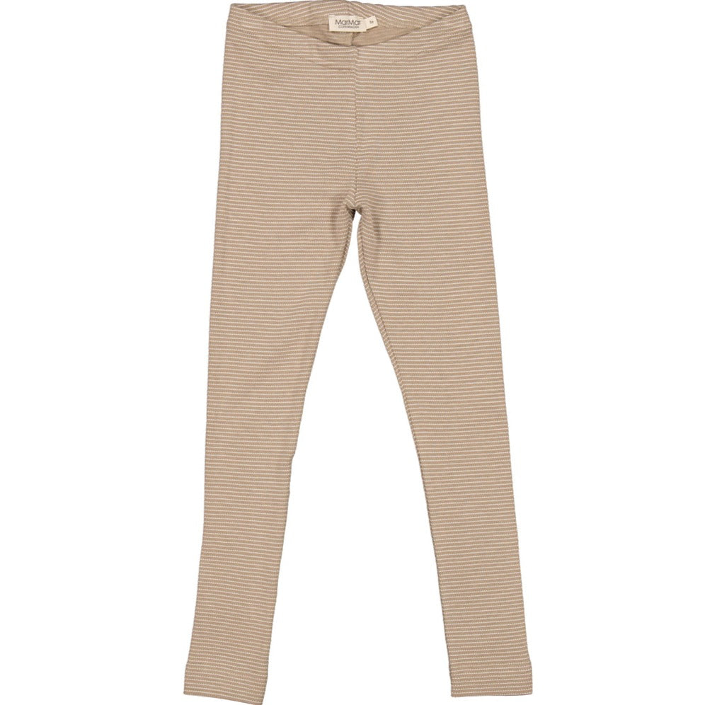 MarMar Copenhagen Mar Mar Leggings Modal/Cotton - Sandstone Stripe