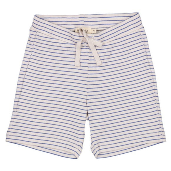 MarMar Copenhagen Mar Mar Paulo Cotton/Tencel Shorts - Space Blue Stripe