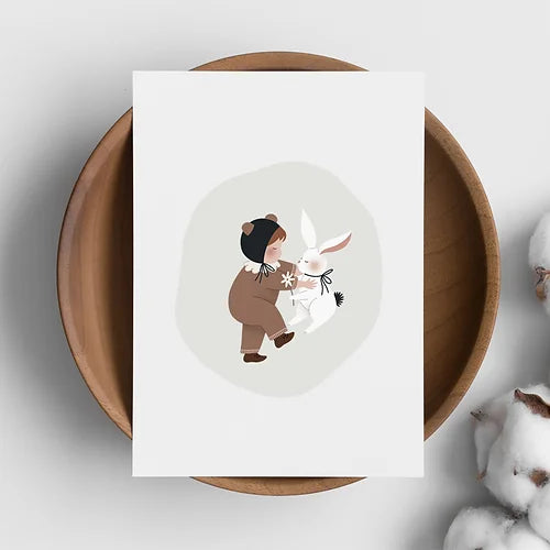 Atelier Oranger Sleepy Baby Postcard