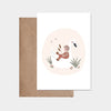 Atelier Oranger The Child and The Pink Swan Postcard