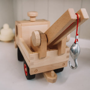 Fagus Wooden Toys Tow Crane 14.07 Extension for Unimog Truck 10.02