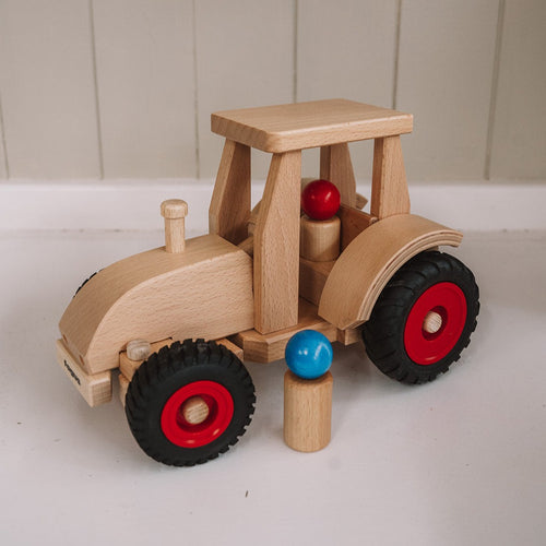 Fagus Wooden Toys Modern Tractor Model Number 10.29