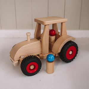 Fagus Wooden Toys Modern Tractor Model Number 10.29