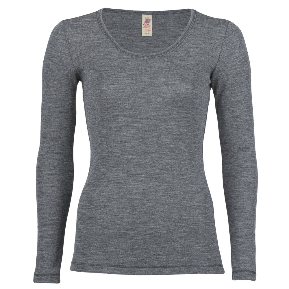 Engel Natur Women's Merino Wool Top - Slate