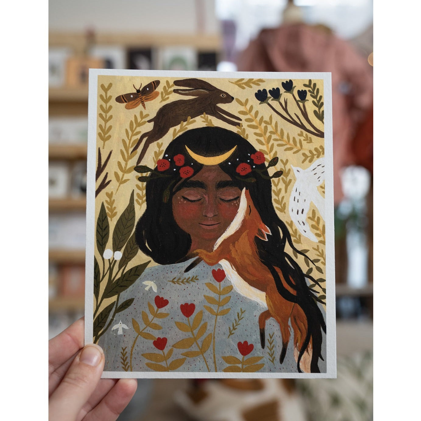 Tijana Lukovic Tijana Draws Grain Goddess Print 19.5 x 15.5cm