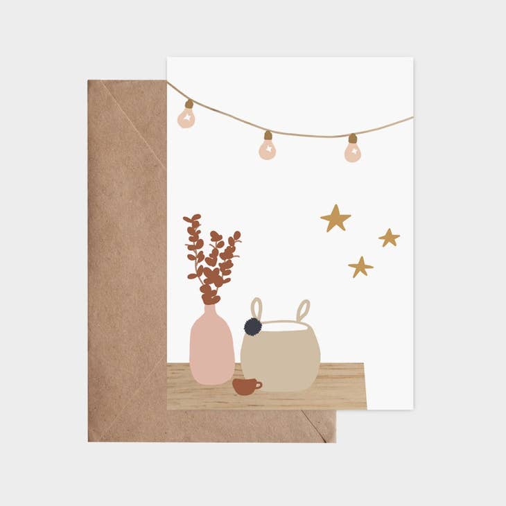 Atelier Oranger Home Lights Postcard