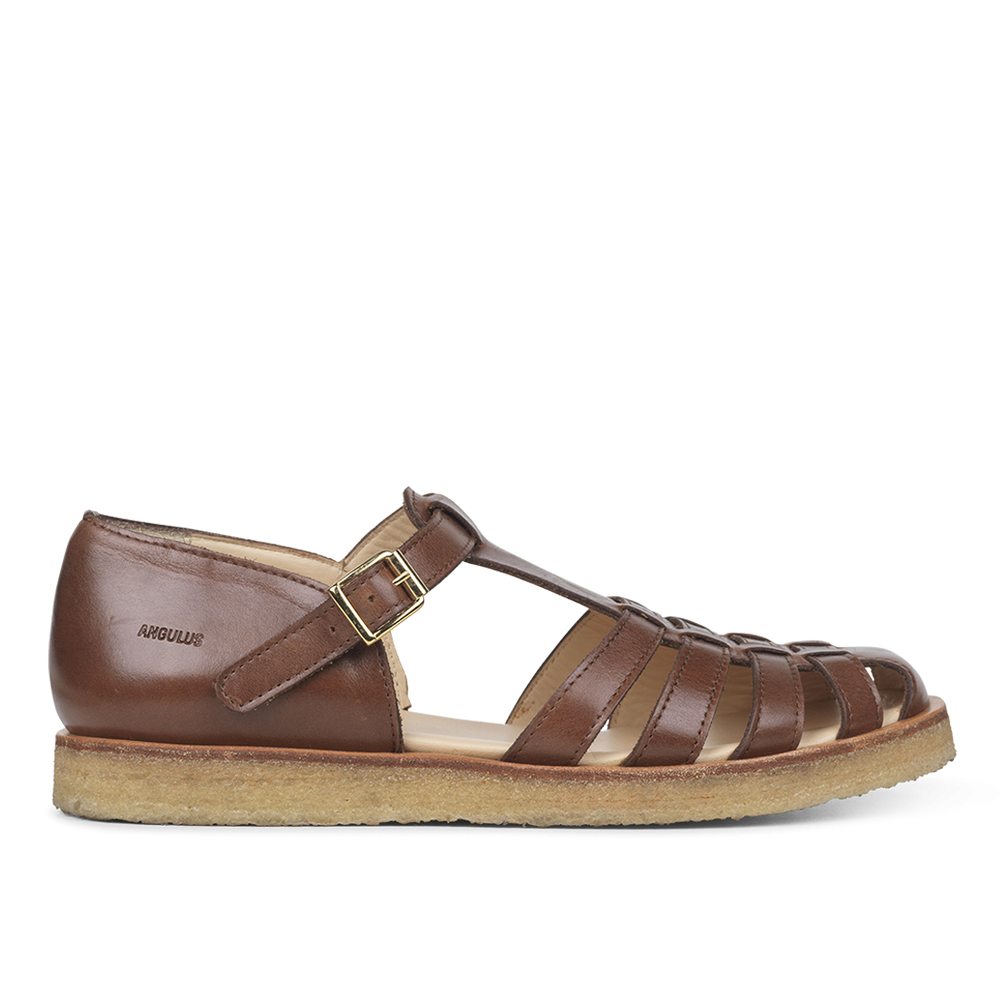 
                      
                        ANGULUS Women's Woven Fisherman Strap Sandal - Brown
                      
                    