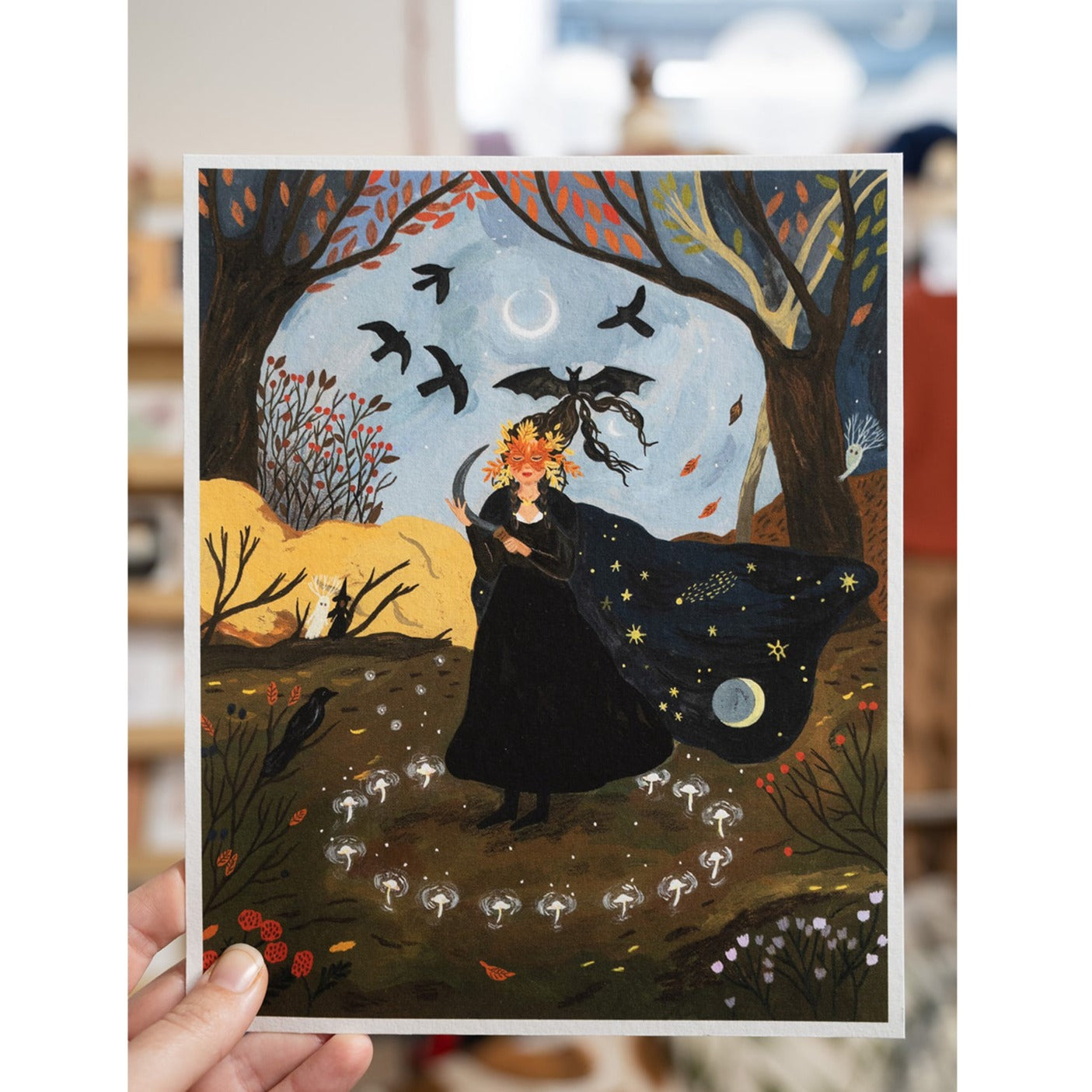 Tijana Lukovic Tijana Draws Samhain Print 19.5 x 26cm