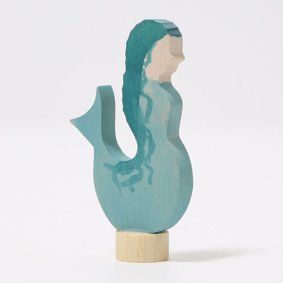 GRIMMS Decorative Figure for Celebration Ring Birthday Spiral - Aquamarine Mermaid
