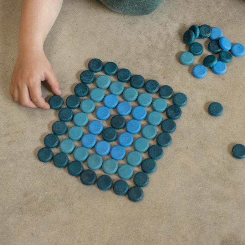 Grapat Blue Coins Mandala