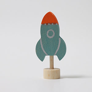 GRIMMS Decorative Figure for Celebration Ring Birthday Spiral - Rocket