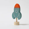 GRIMMS Decorative Figure for Celebration Ring Birthday Spiral - Rocket