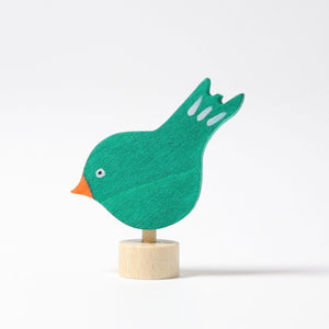 GRIMMS Decorative Figure for Celebration Ring Birthday Spiral - Pecking Bird