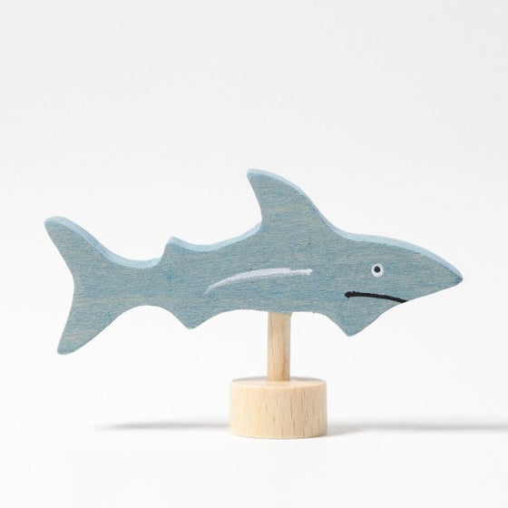 GRIMMS Decorative Figure for Celebration Ring Birthday Spiral - Shark